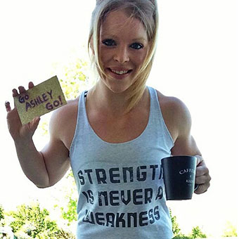 Ashley Beaver @livinpaleo on Instagram. Strength is never a weakness.